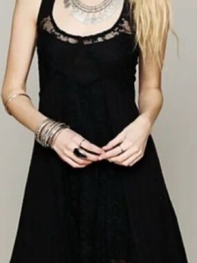Free People like a virgin lace Dress